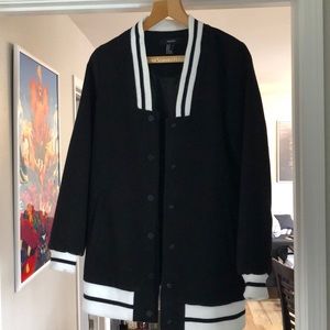 Forever 21 Black Sport Jacket (heavier jacket)